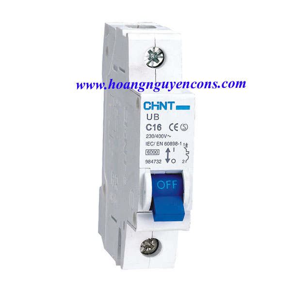 Cầu dao tép MCB 1P eB DZ47 Chint 4.5kA (50-63A)